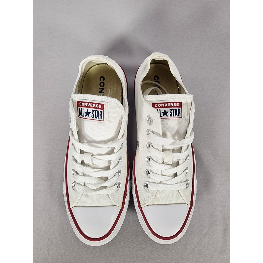 Converse Chuck Taylor All Star Low Top Sneakers White Canvas M9696 Mens 5 Wo 7 - Picture 11 of 14